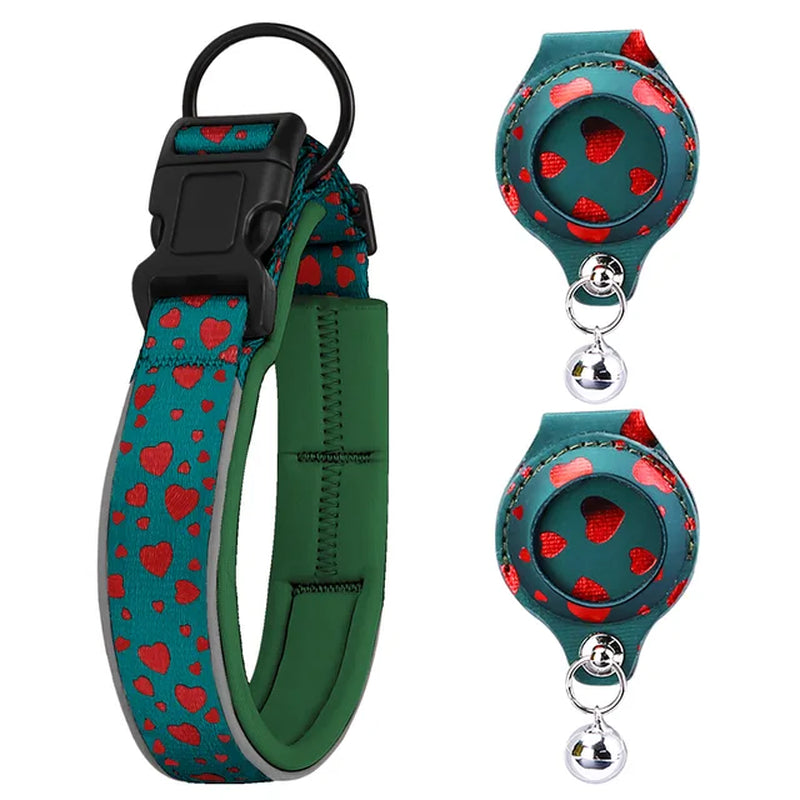 New Removable Locating Pet Collar Airtag Collar Anti-Lost Dog Tracker Protective Case Dog Collar Outdoors Walking Pet Supplies